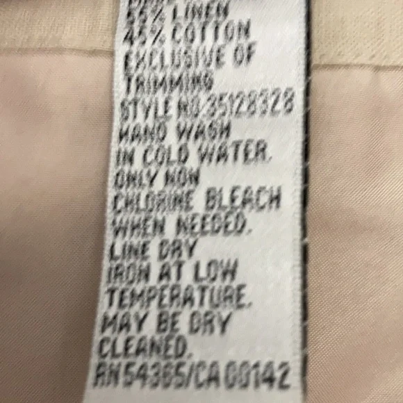 NWT Nygard Tan + Red & Orange Embroidered Design Midi Skirt Size 16 - Picture 11 of 12